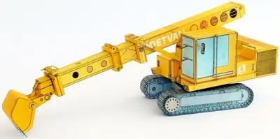 [ABC 1999-04-05] UDS 110 Excavator-52纸模网 - 海量纸模型图纸下载