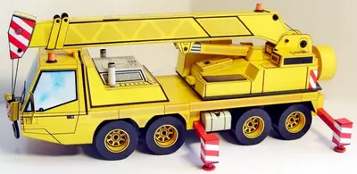 [ABC 1999-16-17] PWD 4136 Mobile Crane-52纸模网 - 海量纸模型图纸下载