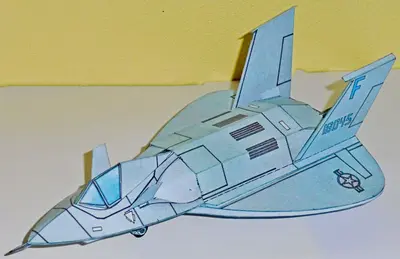 [ABC 1999-22] F-19 Stealth Fighter-52纸模网 - 海量纸模型图纸下载