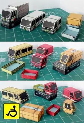 [ABC 2000-03] Tramadet Terrain 4x4 and 4x2 Van-52纸模网 - 海量纸模型图纸下载