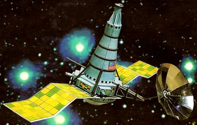 [ABC 2000-09] Ranger 8 Automatic Interplanetary Station-52纸模网 - 海量纸模型图纸下载