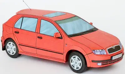 [ABC 2000-09] Skoda Fabia 1.4 16V-52纸模网 - 海量纸模型图纸下载