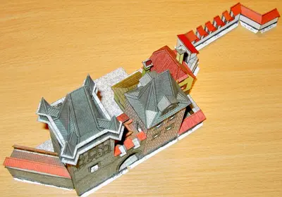 [ABC 2000-11-13] MPR.3 - Sets J, O - Town Wall, Bridge Gate, Houses No.8, 9-52纸模网 - 海量纸模型图纸下载