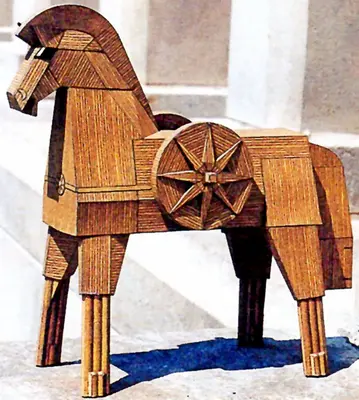 [ABC 2000-14-15] Trojan Horse-52纸模网 - 海量纸模型图纸下载