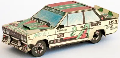[ABC 2000-16] Fiat 131 Abarth-52纸模网 - 海量纸模型图纸下载