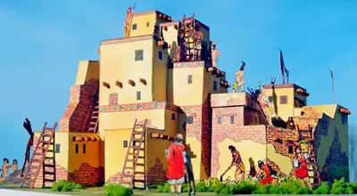 [ABC 2000-18] Indian Pueblo-52纸模网 - 海量纸模型图纸下载