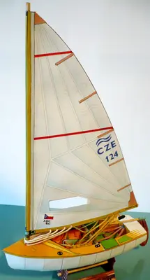 [ABC 2000-19] Finn-Class Yacht-52纸模网 - 海量纸模型图纸下载