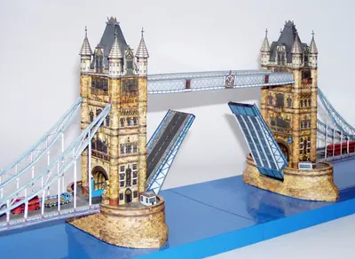 [ABC 2000-20-24] London Tower Bridge-52纸模网 - 海量纸模型图纸下载