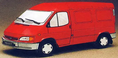 [ABC 2000-24] Ford Transit-52纸模网 - 海量纸模型图纸下载
