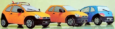 [ABC 2001-01] Ford Ka重涂版-52纸模网 - 海量纸模型图纸下载