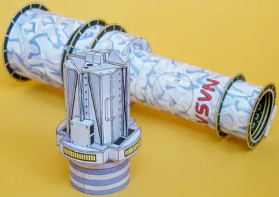 [ABC 2001-01] Hubble Space Telescope-52纸模网 - 海量纸模型图纸下载