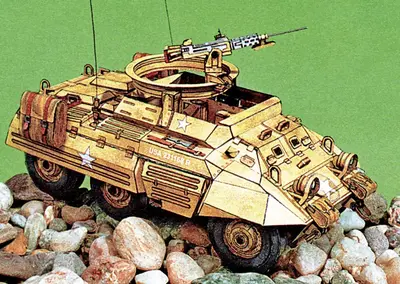 [ABC 2001-02-04] M20 Armored Car-52纸模网 - 海量纸模型图纸下载