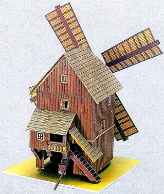 [ABC 2001-04-05] Windmill from Silesia-52纸模网 - 海量纸模型图纸下载