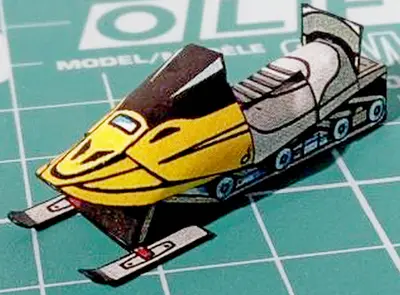 [ABC 2001-04] Ski-Doo Alpine III Snowmobile-52纸模网 - 海量纸模型图纸下载