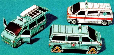 [ABC 2001-04] Volkswagen Transporter-52纸模网 - 海量纸模型图纸下载