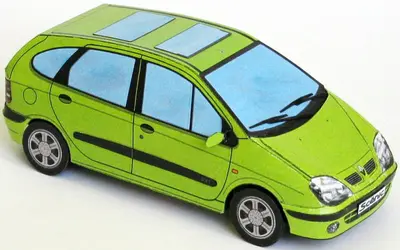 [ABC 2001-08] Renault Scenic-52纸模网 - 海量纸模型图纸下载