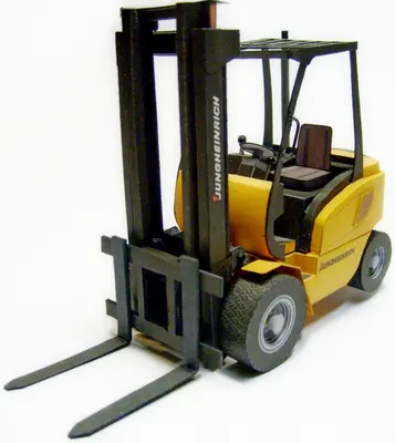 [ABC 2001-16-17] DFG/TFG 25 Forklift Truck-52纸模网 - 海量纸模型图纸下载