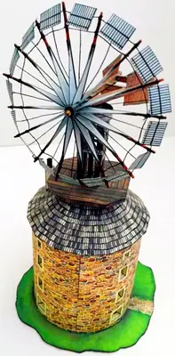 [ABC 2001-20] Windmill at Ruprechtov-52纸模网 - 海量纸模型图纸下载