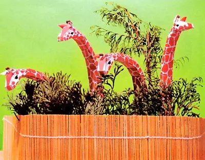 [ABC 2001-24] Giraffes-52纸模网 - 海量纸模型图纸下载