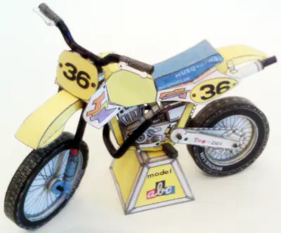 [ABC 2002-01] Racing Motorcycle-52纸模网 - 海量纸模型图纸下载