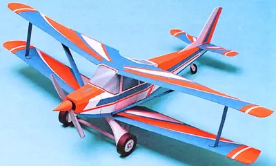 [ABC 2002-04] Sports Biplane-52纸模网 - 海量纸模型图纸下载