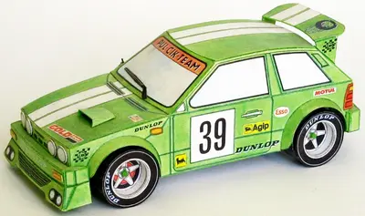 [ABC 2002-19] Racing Car-52纸模网 - 海量纸模型图纸下载