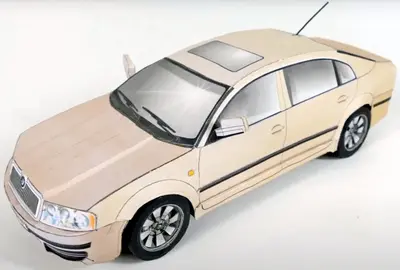 [ABC 2002-21-22] Skoda Superb-52纸模网 - 海量纸模型图纸下载