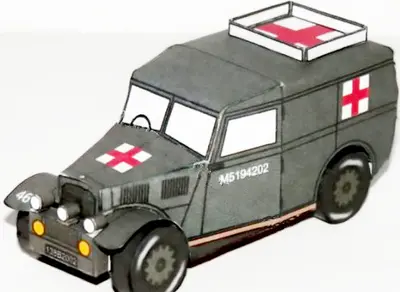 [ABC 2002-23] Humber FWD Armored Car-52纸模网 - 海量纸模型图纸下载