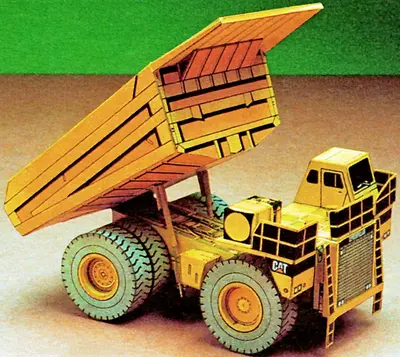 [ABC 2003-01] Caterpillar 785 Mining Truck-52纸模网 - 海量纸模型图纸下载