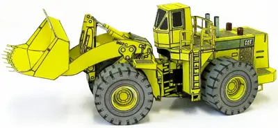 [ABC 2003-09] Caterpillar 992C Loader-52纸模网 - 海量纸模型图纸下载