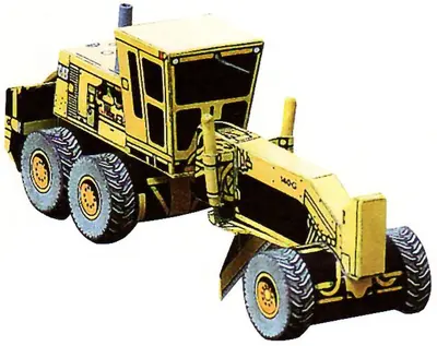 [ABC 2003-16] Caterpillar 140G Motor Grader-52纸模网 - 海量纸模型图纸下载