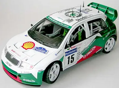 [ABC 2003-18] Skoda Fabia WRC-52纸模网 - 海量纸模型图纸下载