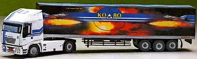 [ABC 2003-19] Iveco Stralis Semi-Tractor-52纸模网 - 海量纸模型图纸下载