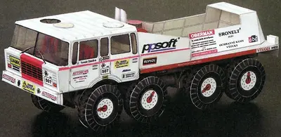 [ABC 2003-20] Tatra 813 8x8 Kolos-52纸模网 - 海量纸模型图纸下载