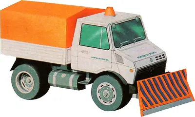 [ABC 2003-25] Mercedes Snow Plough-52纸模网 - 海量纸模型图纸下载
