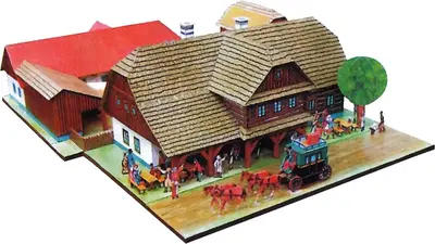 [ABC 2004-03-04] Roadside Inn from Silesia-52纸模网 - 海量纸模型图纸下载