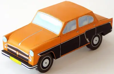 [ABC 2004-08] Moskvich Car-52纸模网 - 海量纸模型图纸下载
