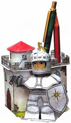 [ABC 2004-09] Medieval Knight Figure-52纸模网 - 海量纸模型图纸下载