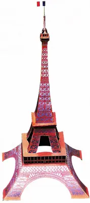 [ABC 2004-13] Eiffel Tower-52纸模网 - 海量纸模型图纸下载