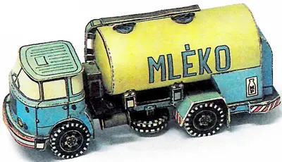 [ABC 2004-13] Milk Delivery Tanker-52纸模网 - 海量纸模型图纸下载