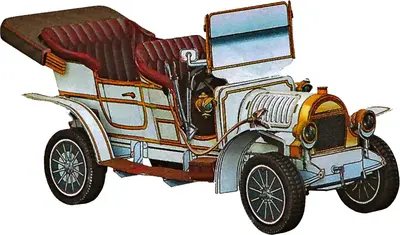 [ABC 2004-20] Spyker 14/18 HP Open Tourer 1906-52纸模网 - 海量纸模型图纸下载