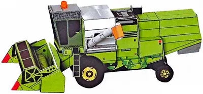 [ABC 2004-22] Fortschritt E-514 Combine Harvester-52纸模网 - 海量纸模型图纸下载