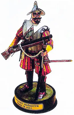 [ABC 2004-25-26] Spanish Musketeer-52纸模网 - 海量纸模型图纸下载
