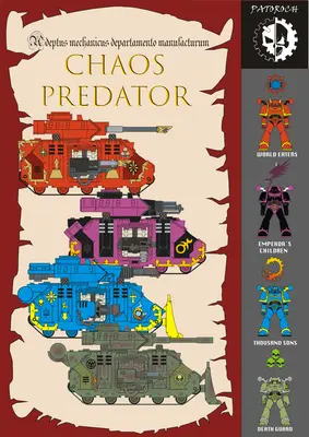 [Elli Patoroch] Warhammer 40K - Chaos Predator-52纸模网 - 海量纸模型图纸下载