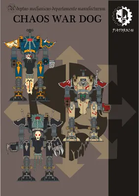 [Elli Patoroch] Warhammer 40K - Chaos War Dog-52纸模网 - 海量纸模型图纸下载