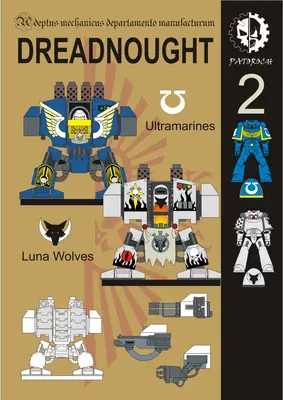 [Elli Patoroch] Warhammer 40K - Dreadnought 2 - Ultramarines/Luna Wolves-52纸模网 - 海量纸模型图纸下载