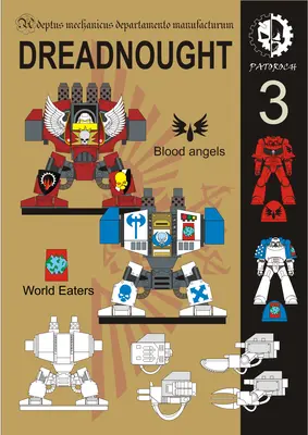 [Elli Patoroch] Warhammer 40K - Dreadnought 3 - Blood Angels/World Eaters-52纸模网 - 海量纸模型图纸下载