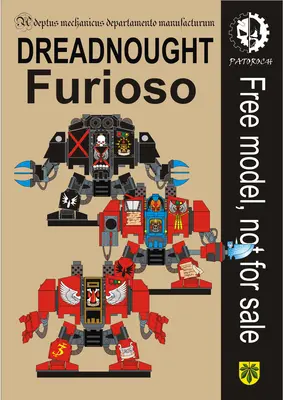 [Elli Patoroch] Warhammer 40K - Dreadnought Furioso-52纸模网 - 海量纸模型图纸下载