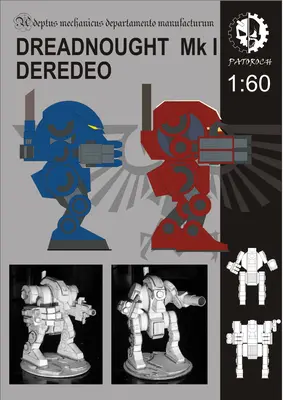 [Elli Patoroch] Warhammer 40K - Dreadnought MkI Deredeo-52纸模网 - 海量纸模型图纸下载