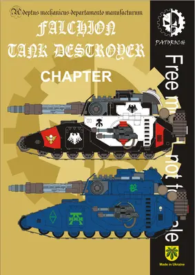 [Elli Patoroch] Warhammer 40K - Falchion Tank Destroyer-52纸模网 - 海量纸模型图纸下载
